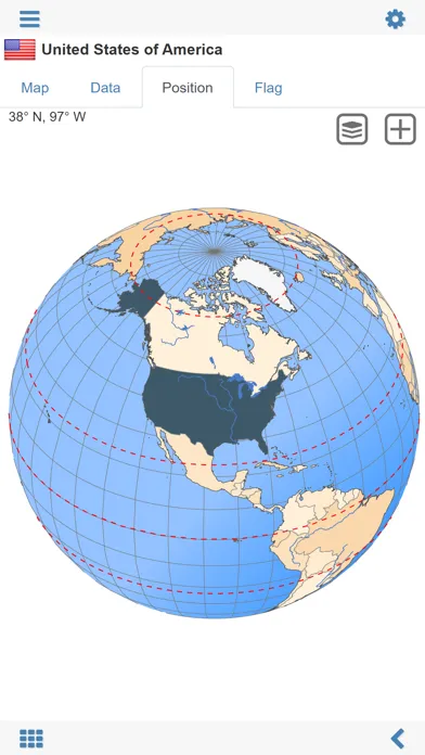 World atlas & map MxGeo Pro 스크린샷