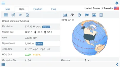 World atlas & map MxGeo Pro 스크린샷