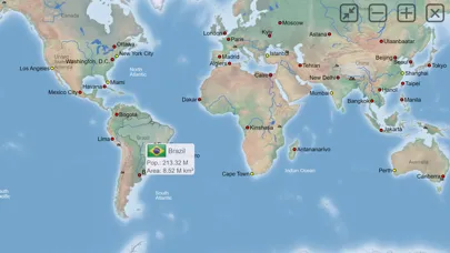 World atlas & map MxGeo Pro 스크린샷