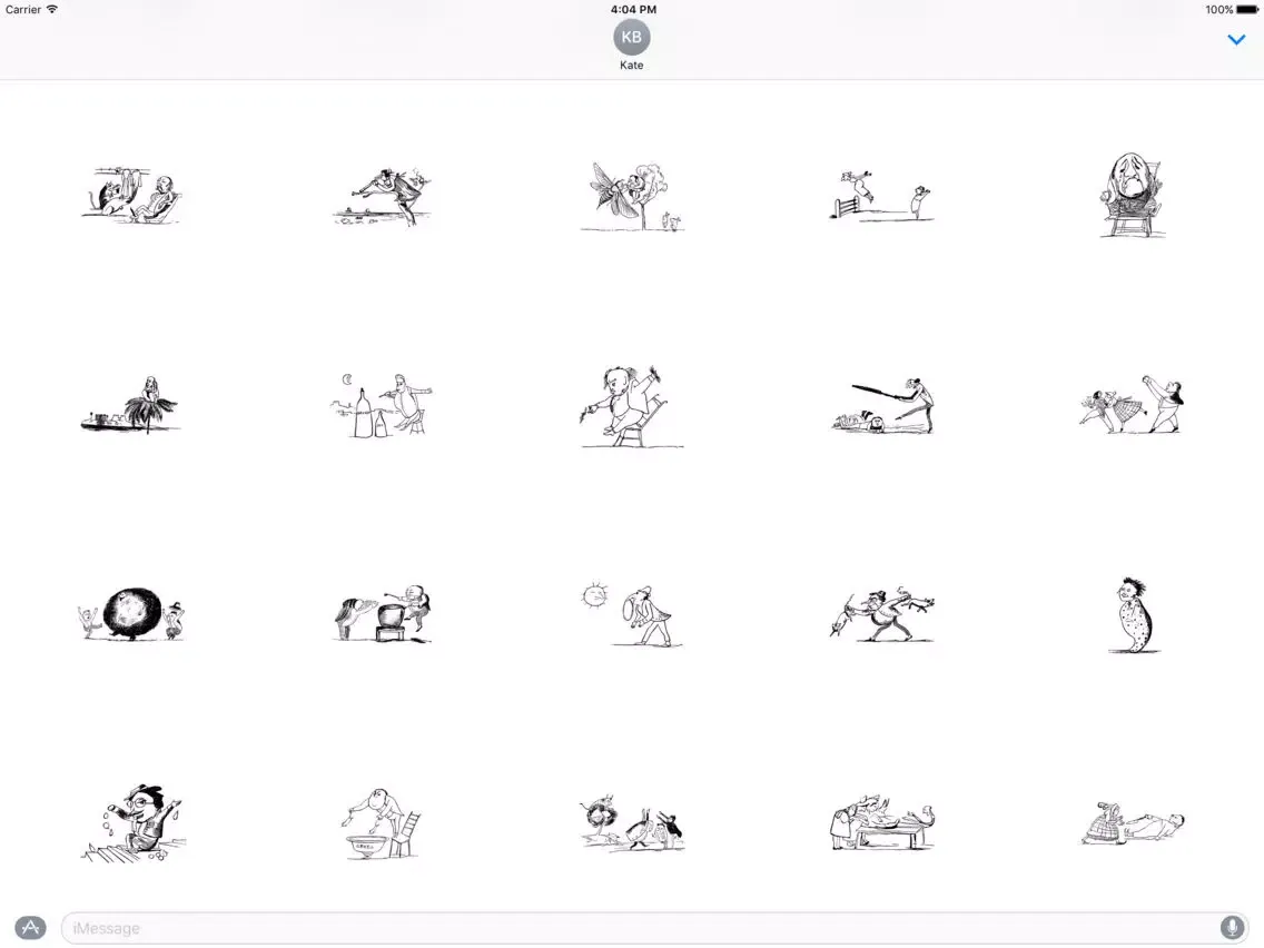 Capturas de tela do Book of Nonsense (1894) iPad 