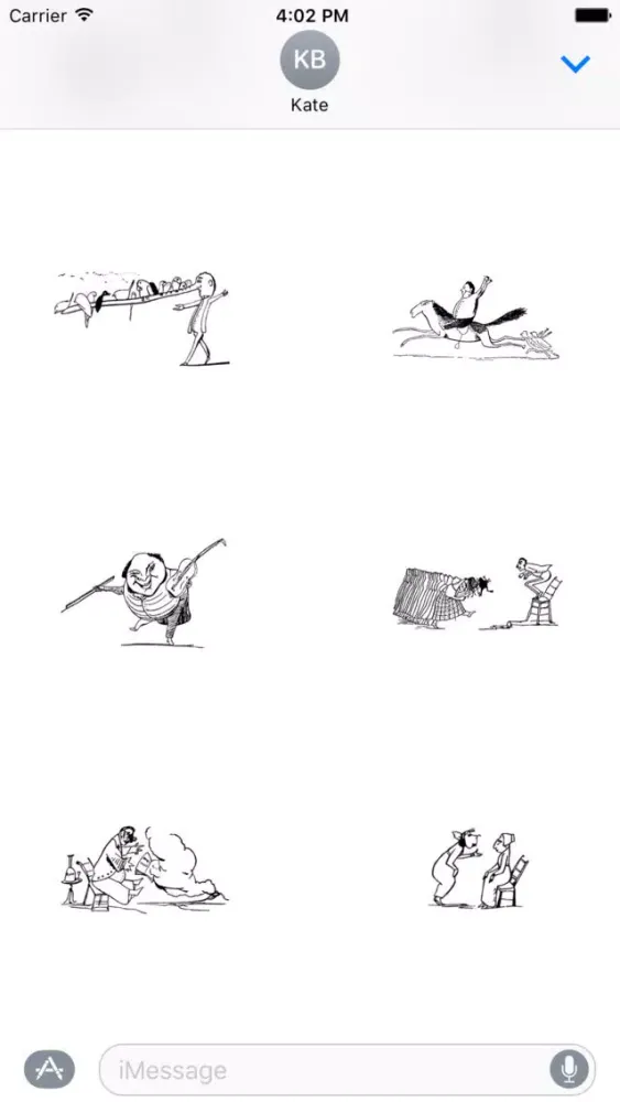 Capturas de tela do Book of Nonsense (1894)