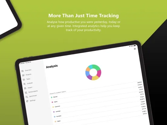 Tangkapan layar TimePunch Mobile iPad 
