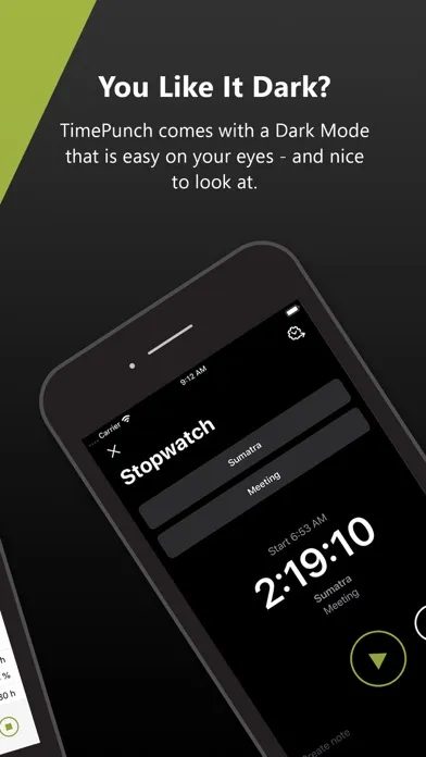 Tangkapan layar TimePunch Mobile