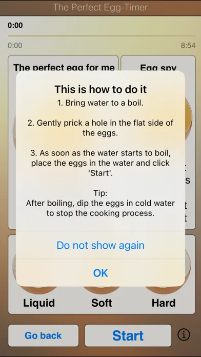Ảnh chụp màn hình của The perfect Egg timer