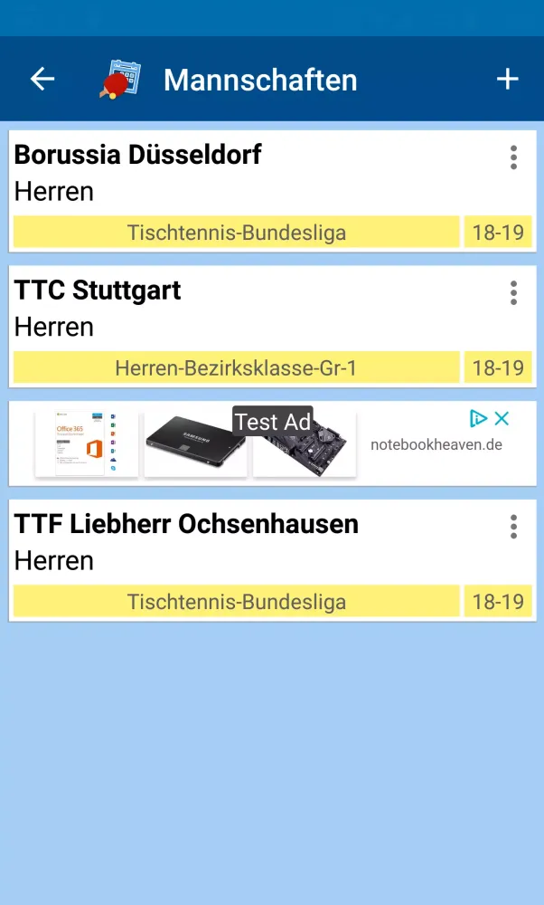 صور Tischtennis Kalender