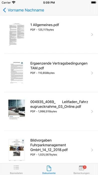 Capturas de pantalla de TAM