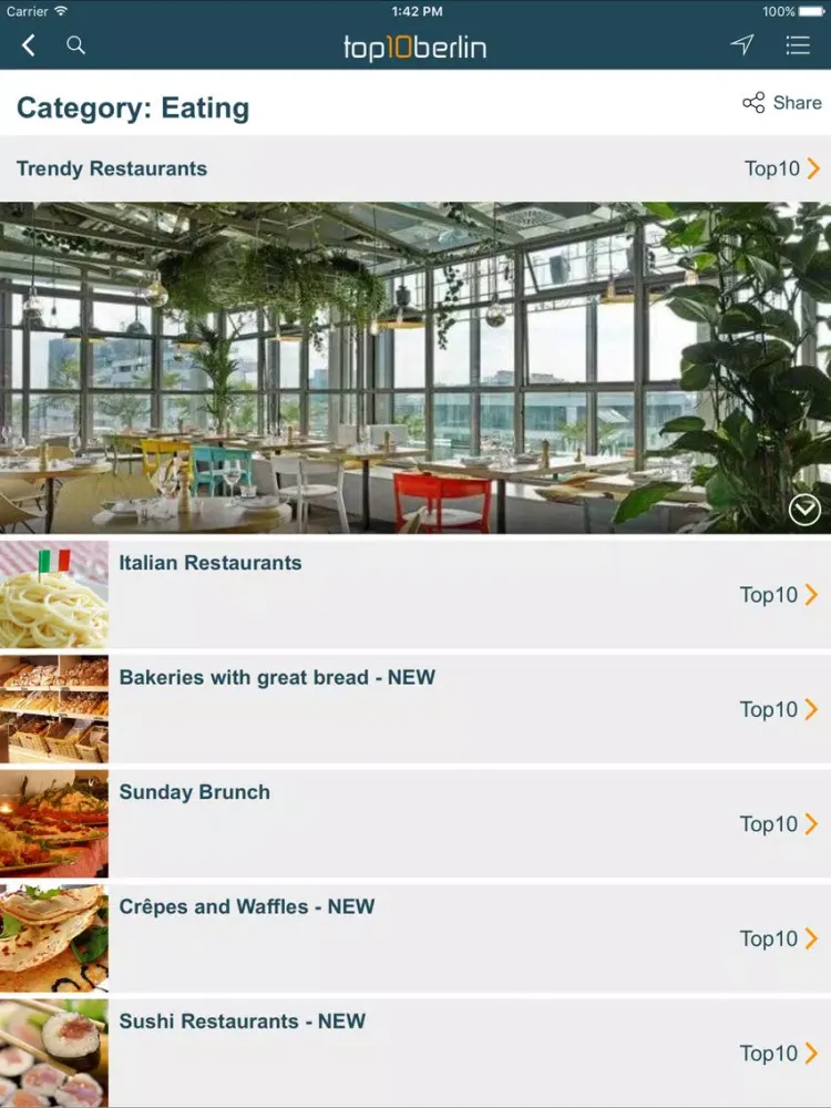 Capturas de pantalla de Top10 Berlin - Location Guide iPad 
