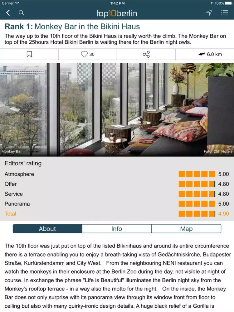 Capturas de pantalla de Top10 Berlin - Location Guide iPad 