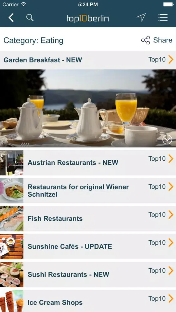 Capturas de pantalla de Top10 Berlin - Location Guide