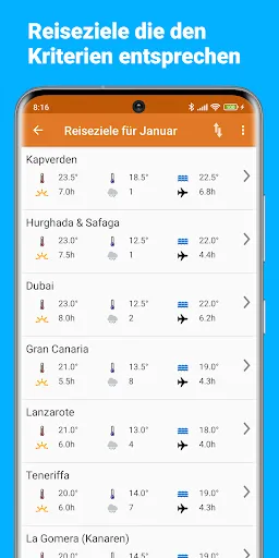Tangkapan layar Pauschalreisen, Hotels & FeWo