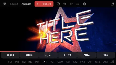 Ảnh chụp màn hình của T-Jam Live Intro Movie Maker