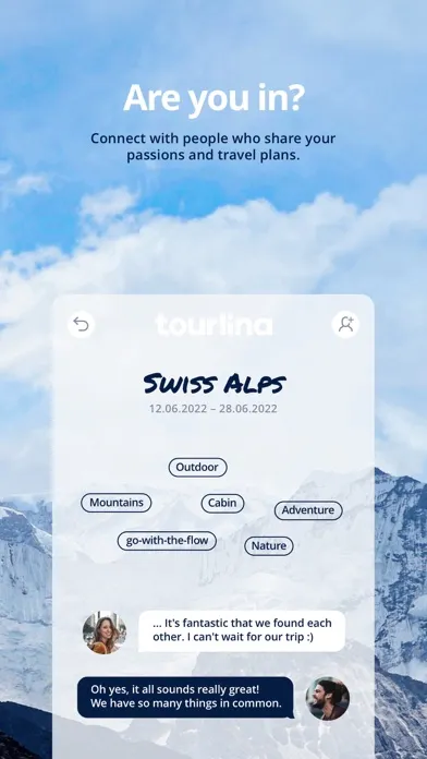 Tourlina - Travel Buddy应用截图