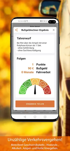 Zrzuty ekranu Bußgeldrechner Pro 2024
