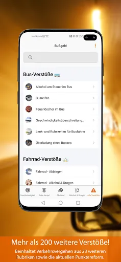 Zrzuty ekranu Bußgeldrechner Pro 2024