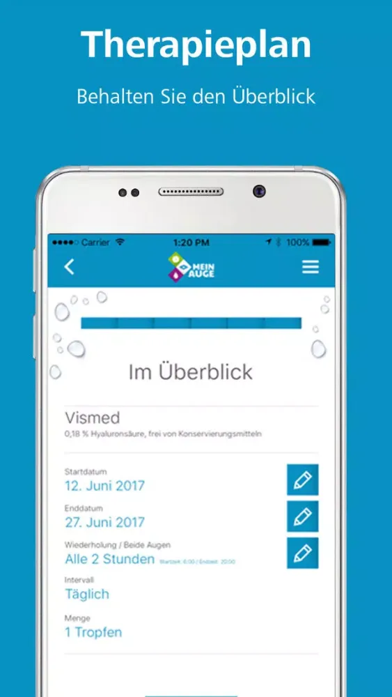 MEIN AUGE - Erinnerungshilfe Screenshots