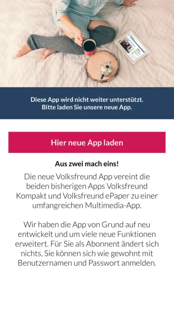 Volksfreund ePaper (alt) Screenshots