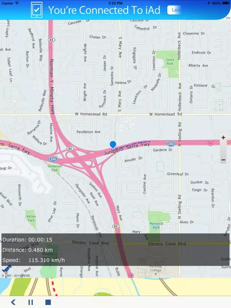 track & map iPad  Screenshots