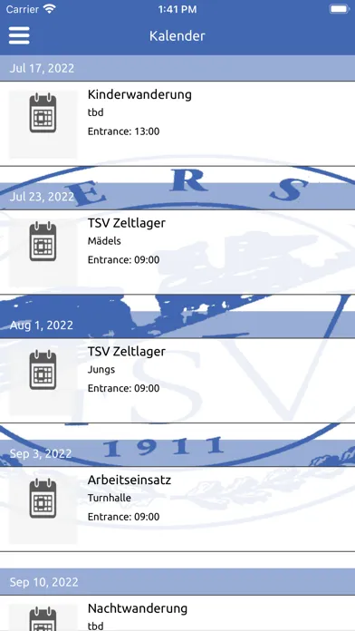 TSV Wernersberg - die App سکرین شاٹس