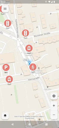 Tangkapan layar OpenStop