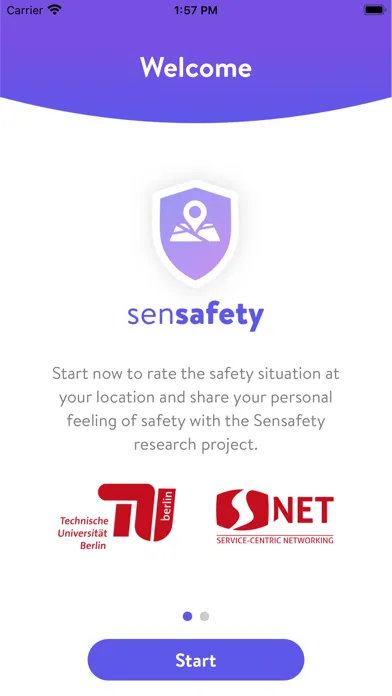 ภาพหน้าจอของ Sensafety