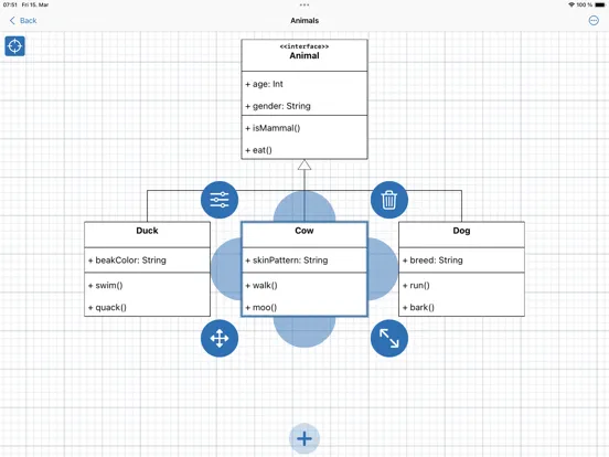 Ảnh chụp màn hình của Apollon - UML Modeling Editor iPad 