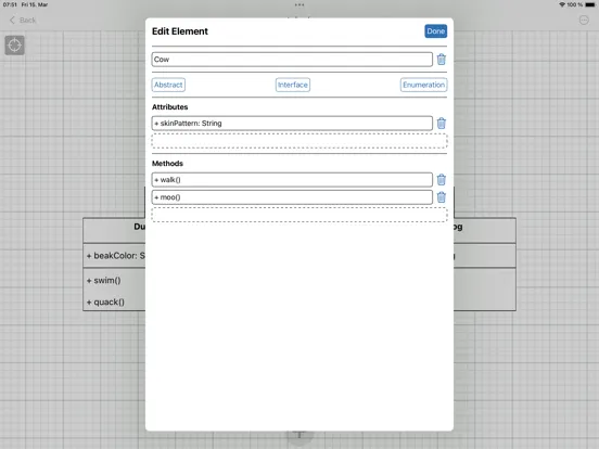 Ảnh chụp màn hình của Apollon - UML Modeling Editor iPad 