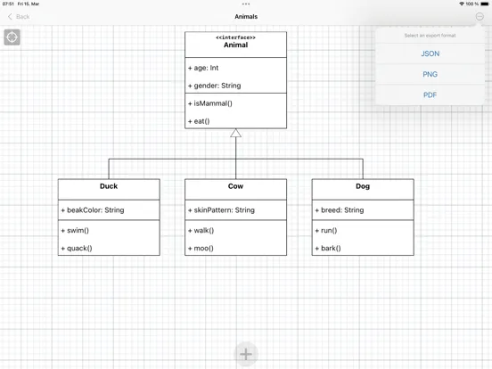 Ảnh chụp màn hình của Apollon - UML Modeling Editor iPad 