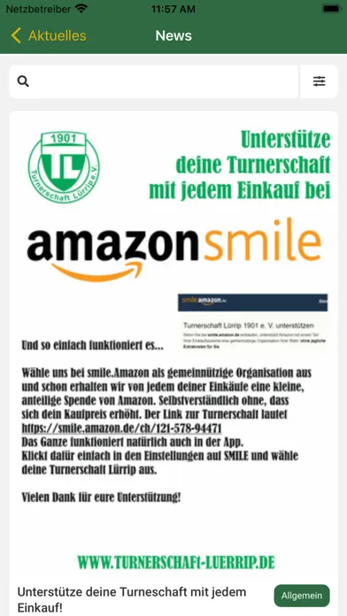 Turnerschaft Lürrip 1901 e. V. Ekran Görüntüleri