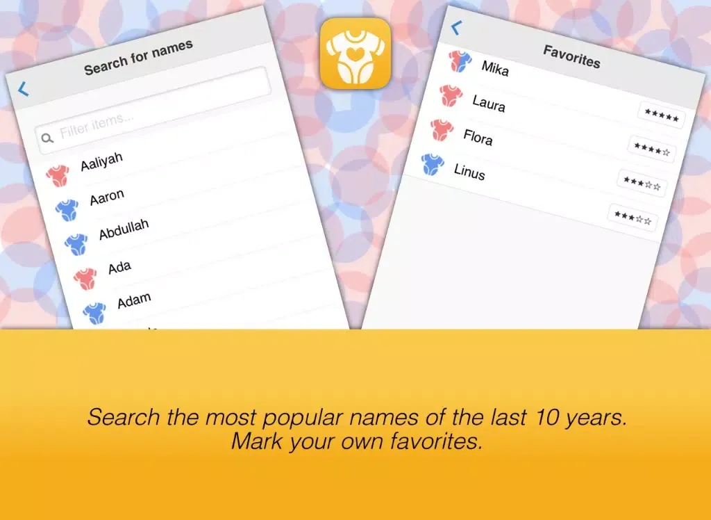 Name your babe iPad  Ekran Görüntüleri