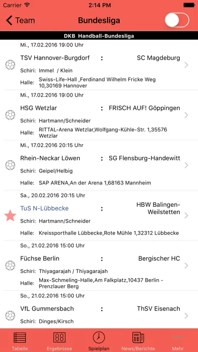 TuS Nettelstedt 스크린샷