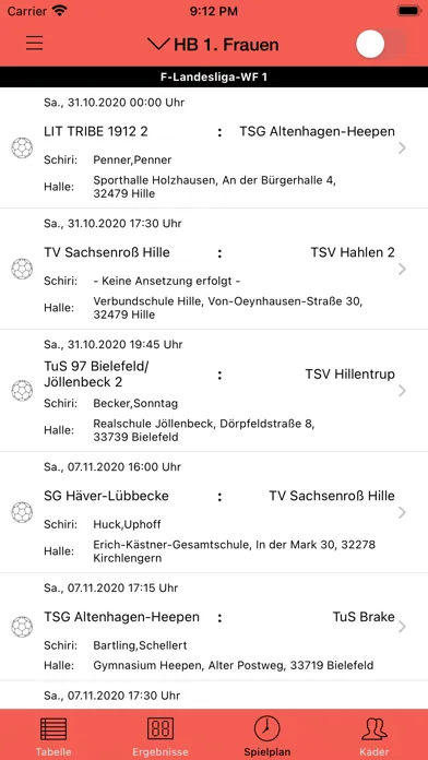 TuS Nettelstedt 스크린샷
