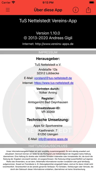TuS Nettelstedt 스크린샷