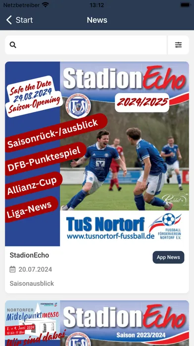 TuS Nortorf Fußball Screenshots