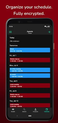 Private Encrypted Email Tuta 스크린샷