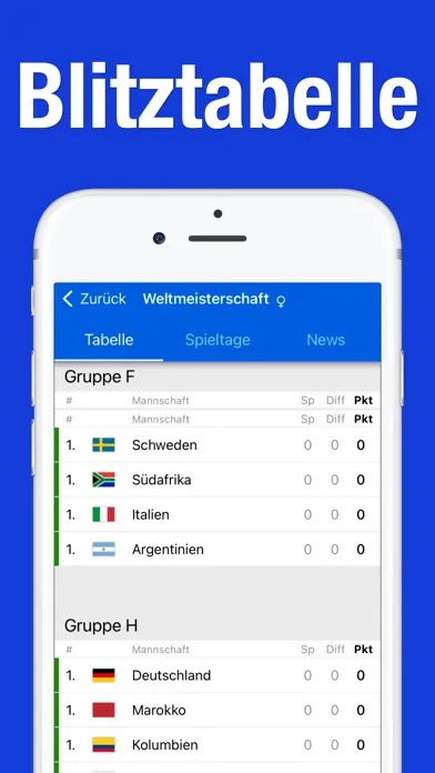Captures d'écran de EM Spielplan 2025 Live