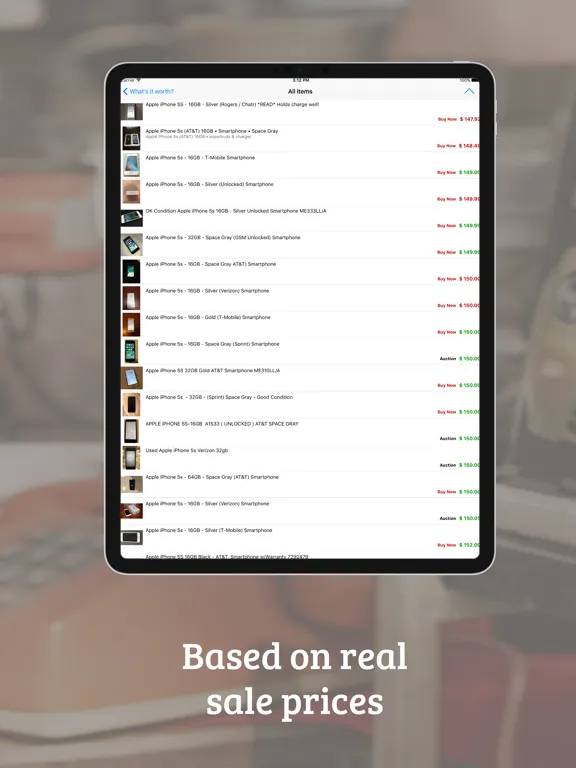 What's it worth on eBay? iPad  স্ক্রিনশট