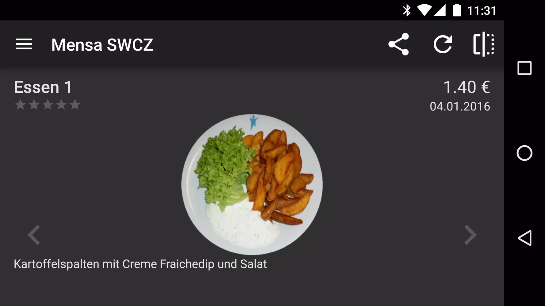 Mensa Chemnitz-Zwickau Screenshots