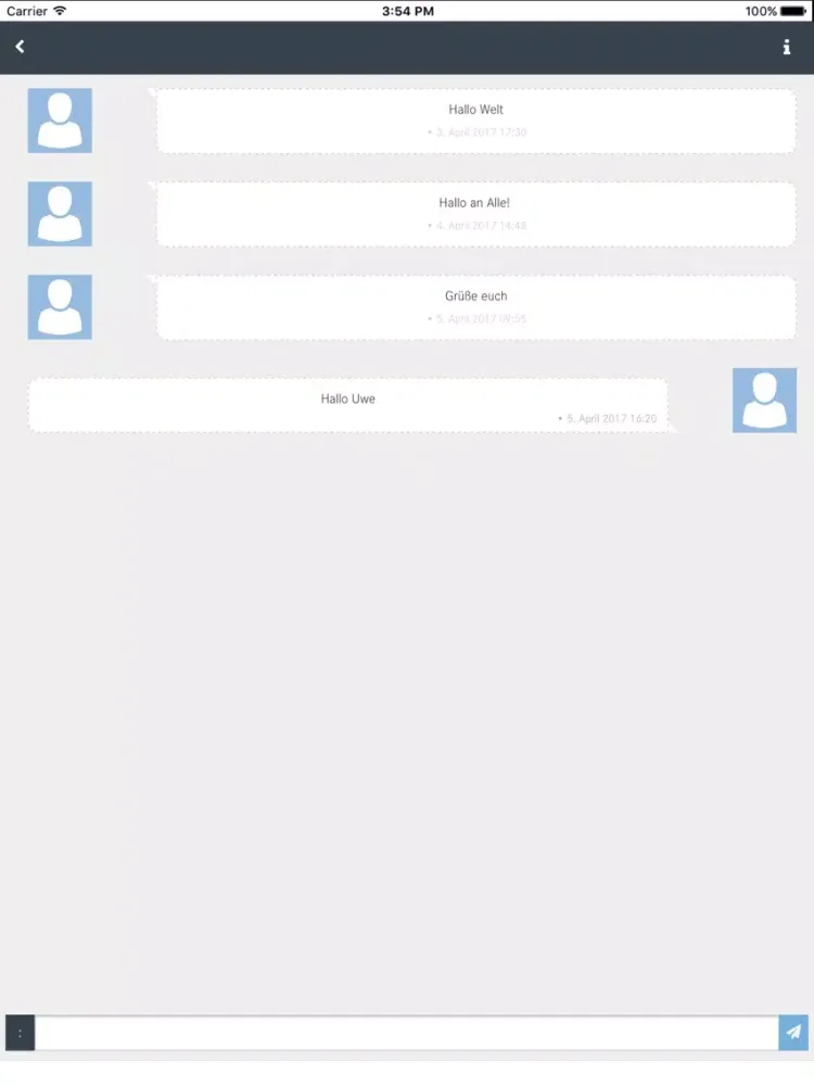 MTU Events iPad  Screenshots