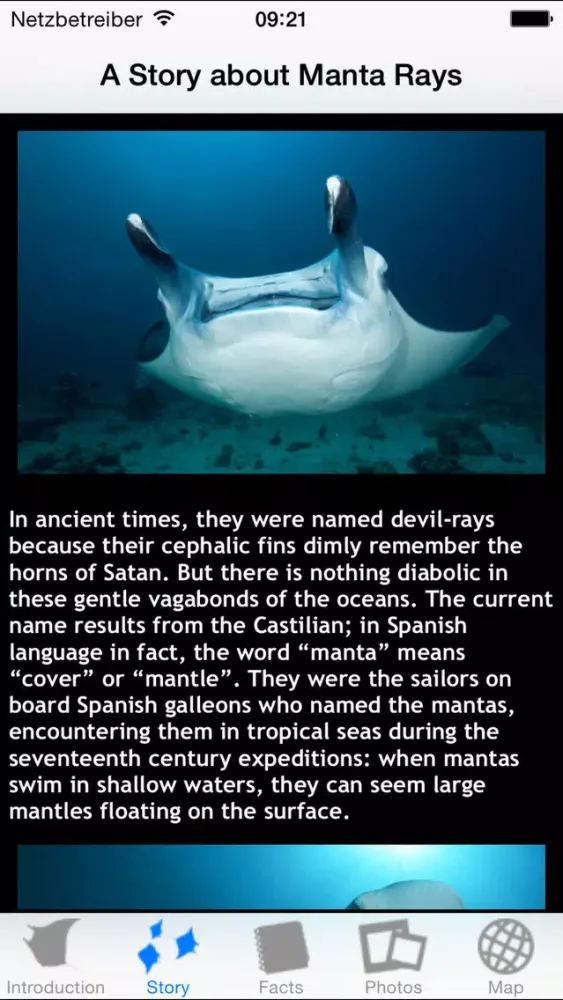 Ảnh chụp màn hình của Manta Rays