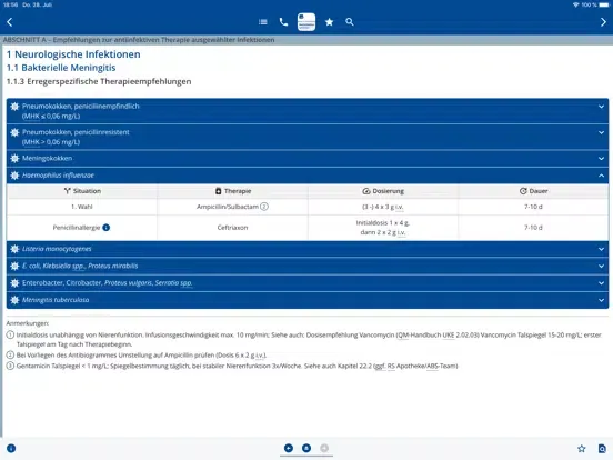 UKE Antiinfektiva-Leitfaden iPad 应用截图