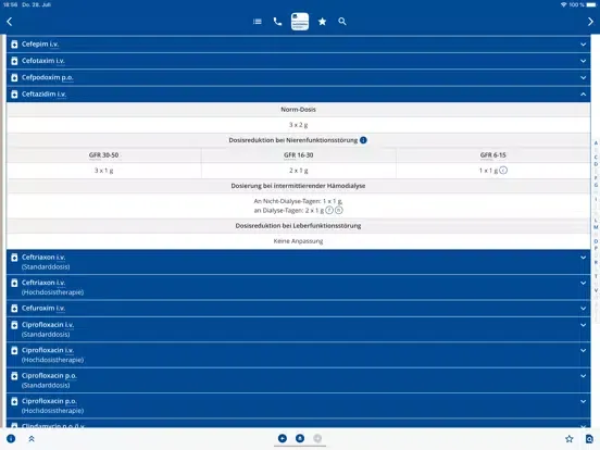 UKE Antiinfektiva-Leitfaden iPad 应用截图