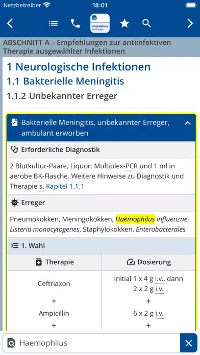 UKE Antiinfektiva-Leitfaden应用截图