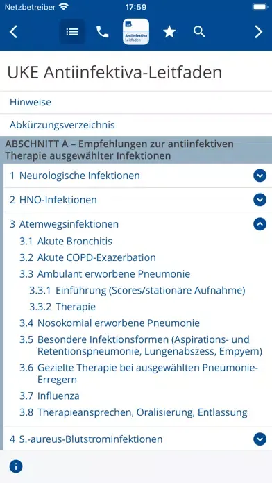 UKE Antiinfektiva-Leitfaden应用截图