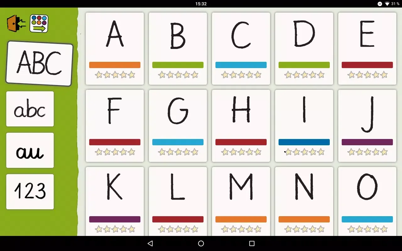 Tangkapan layar Grundschrift Beta
