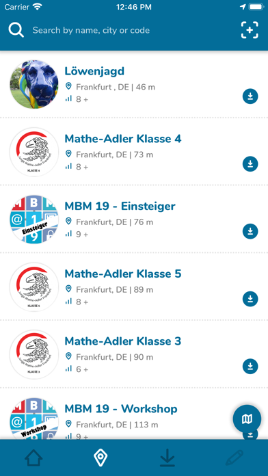 Captures d'écran de MathCityMap