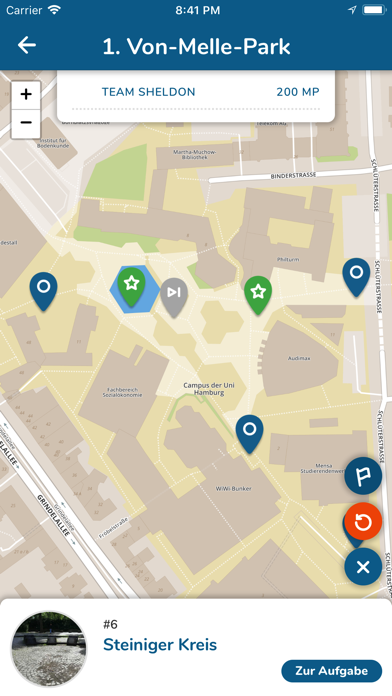 Captures d'écran de MathCityMap
