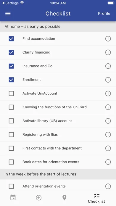 myUFR - Universität Freiburg Screenshots