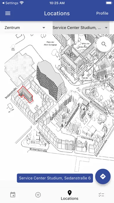 myUFR - Universität Freiburg Screenshots