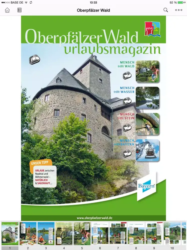 Unipush print - the digital publishing solution iPad  Screenshots