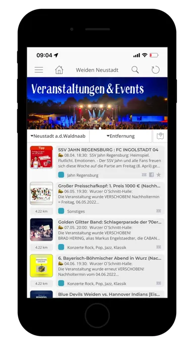 Region Weiden سکرین شاٹس